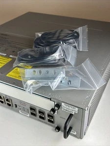 Cisco ASR-9001 w/A9K-MPA-20X1GE, Dual Power, Fan, VRF-Lic, Mounting Ears, Tested - Picture 1 of 22