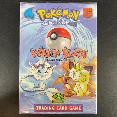 Pokemon Water Blast Jungle Theme Deck Factory Sealed WOTC 1999 Trading Card Game - Image 1 of 4