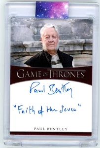 2024 Rittenhouse Game of Thrones Legends of Realm Paul Bentley Inscription Auto - Picture 1 of 2
