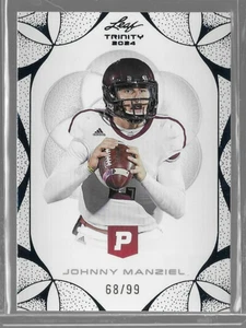 JOHNNY MANZIEL 2024 Hoja Trinidad Fútbol Paralelo /99 - Imagen 1 de 2