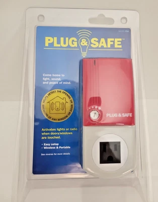 Plug & Safe Motion Sensor Detector Wireless Home Theft Security System - Image 1 of 2