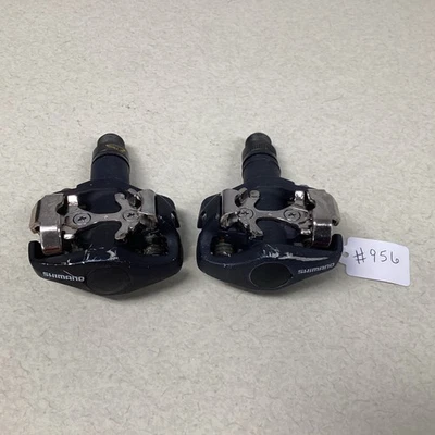 Pedales sin clip Shimano PD-M535 SPD negros bicicleta de montaña de doble cara años 90 MTB #956 Foto 1 de 4