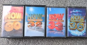 Now Thats What I Call Music 30, 32, 33, 36 Cassette Job Lot Retro 1995/96/97 - Picture 1 of 8