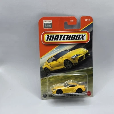 2025 Matchbox #43 2023 Toyota GR Supra NITRO YELLOW - Image 1 of 2