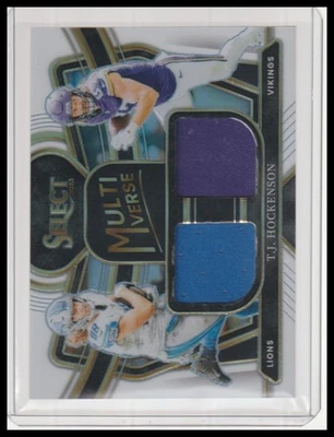 2023 Panini Select #MU-THO T.J. Hockenson Multiverse White Prizm #/75 - Image 1 of 2