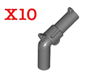New Lego Revolver #30132 - Minifigure Weapon - Dark Stone Gray - 10 pieces - Picture 1 of 2