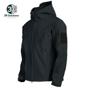 Giacca Militare Uomo Tattica Impermeabile Soft Shell Con Cappuccio Inverno - Imagen 1 de 16