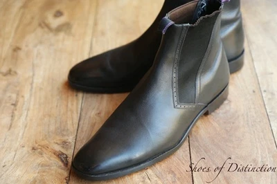 Paul Smith Black Leather Chelsea Brogue Boots Shoes Mens UK 8.5 US 9.5 EU 42.5 - Image 1 of 4