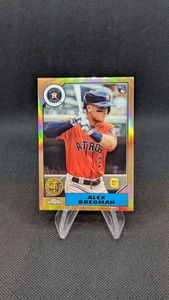 Tarjeta de novato (RC) 1987 30 aniversario Topps Chrome Alex Bregman #87T-5 2017 - Imagen 1 de 2