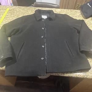 LUCKY BRAND Pea Coat Wollmischung Jacke - Herren 2XL Farbe Schwarz Sehr Warm Cpix - Bild 1 von 11