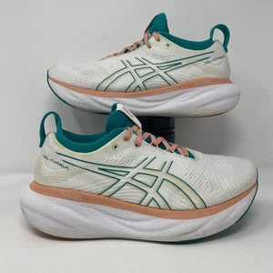 ASICS GEL-Nimbus 25 Women's Size 7.5 Running Shoes White Athletic Sneakers - Picture 1 of 8