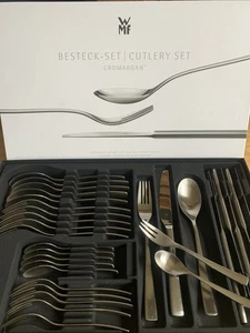 WMF Topic Cromargan Edelstahl Besteck Matt 6 Personen 30 Teile guter Zustand - Bild 1 von 12