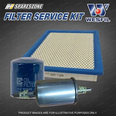 Oil Air Fuel Filter Kit for Holden Crewman Monaro VY II VZ Statesman WH WK WL - image 1 of 2