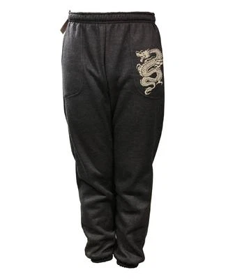 NEW MEN WOMENS PRINTED DRAGON FUNNY FLEECE JOGGER DRAWSTRING SWEAT PANTS S~5XL - Image 1 of 4