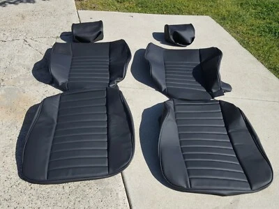 BMW E9 3.0CS 2800CS KIT DE ASSENTO ESTOFADO DIANTEIRO CONJUNTO COURO LINDO NOVO - Imagem 1 de 4