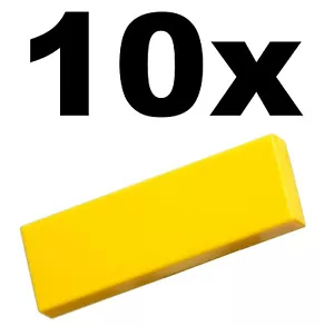 NUEVO LEGO - AZULEJOS - 1 x 3 - azulejos amarillos x 10 - 1x3 azulejos planos lisos - Imagen 1 de 1