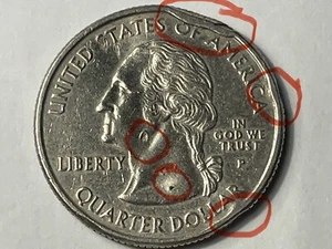 2000 P MARYLAND WASHINGTON QUARTER ERROR - Picture 1 of 4