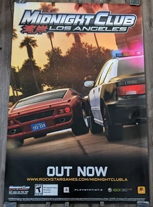 Midnight Club: Los Angeles (2008) Original 48x70 Game Promo Poster Rolled - Picture 1 of 10
