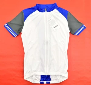 2XU Men's Performance Cycle Jersey, White/Nautic Blue, Medium MC2750a - Picture 1 of 8