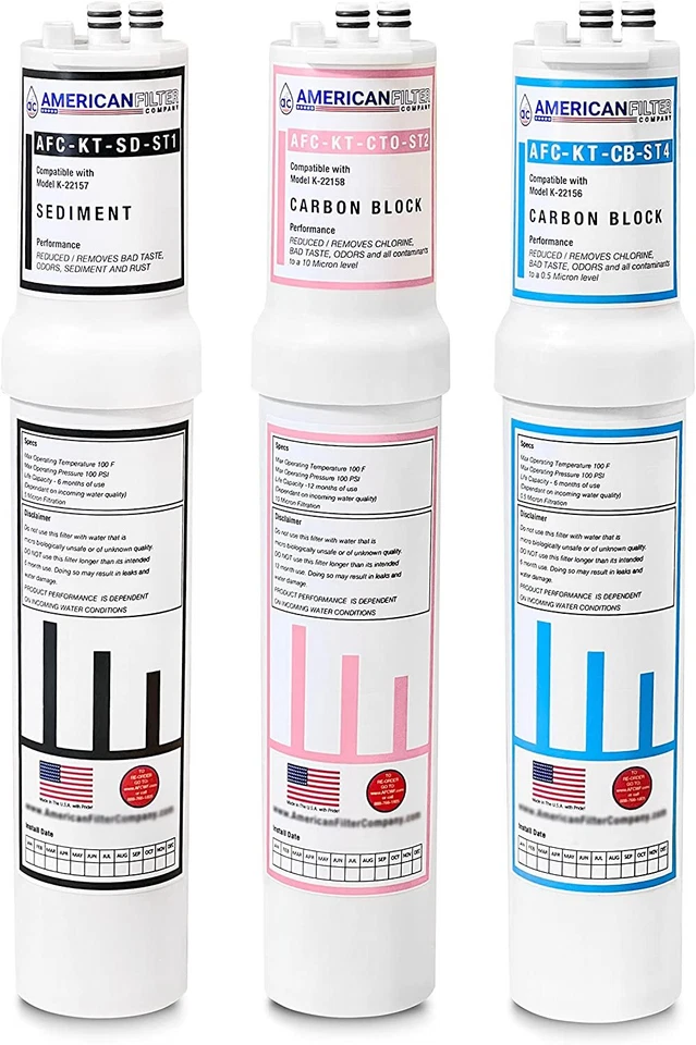 AFC-KT-CMBV Water Filters, Compatible w/ Kohler K-22157, K-22157-NA Water Filter - Image 1 of 1