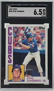 1984 Topps Baseball - RYNE SANDBERG #596 - SGC 6.5 - Chicago Cubs