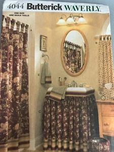 Decorazione bagno modello Butterick Waverly #4044 - mai usato/non tagliato - Foto 1 di 3