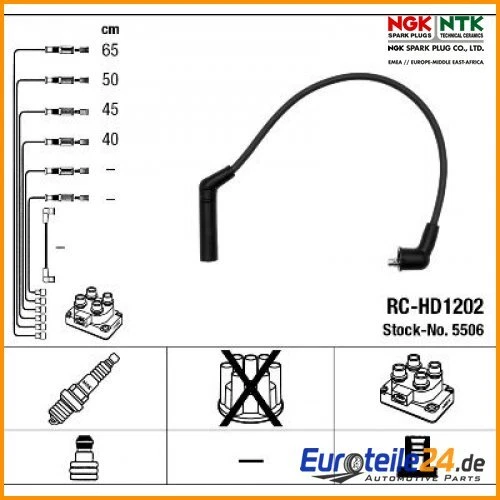 Juego de cables de encendido NGK 5506 para Hyundai Accent II Getz Foto 1 de 1