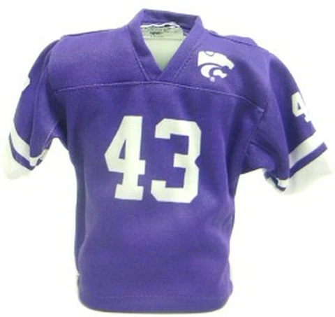 Kansas State Wildcats Mini Team Jersey [NEW] NCAA Desk Display Toy Cover
