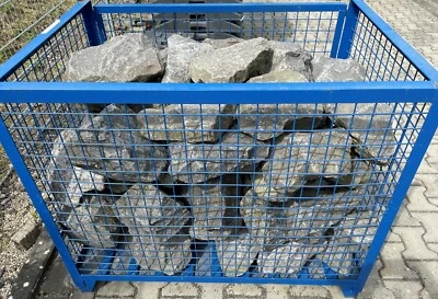 1000 kg Basalt Bruchsteine, Wasserbausteine ca. 10-40 cm / ca. 5-40 kg - Bild 1 von 4