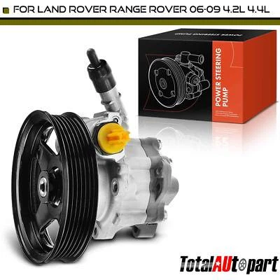 Bomba de dirección asistida con polea para Land Rover Range Rover 2006-2009 V8 4,2 L 4,4 L Foto 1 de 4