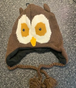 Knitted Owl Hat … Kids Beanies Hat - Picture 1 of 2