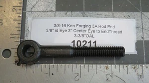 3/8-16 Ken Forging 3A Rod End 3/8" id Eye 3" Center Eye to End Thread 3-3/8"OAL - Picture 1 of 5