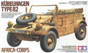 Tamiya Kubelwagen Type 82 Africa Corps 1:35 Model Kit - Picture 1 of 2