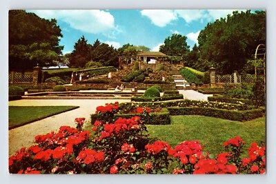 Postcard Texas Fort Worth TX Botanical Garden Trinity Park 1960s Unposted Chrome - Image 1 of 2
