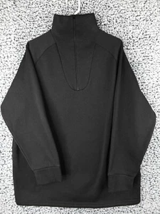Military Cold Weather Undershirt L Black 1/4 Zip Long Sleeve Thermal Base Layer - Picture 1 of 11