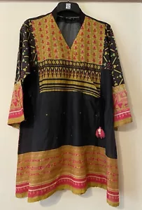 KHAADI PRINTED KURTA/TOP ETHNIC Gul Ahmed Sapphire Nishat Limelight Sana Safinaz - Picture 1 of 7