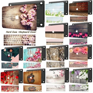 Funda protectora rígida de corte rígido de madera mate para computadora portátil nueva Macbook Pro Air M1 M2 - Imagen 1 de 24