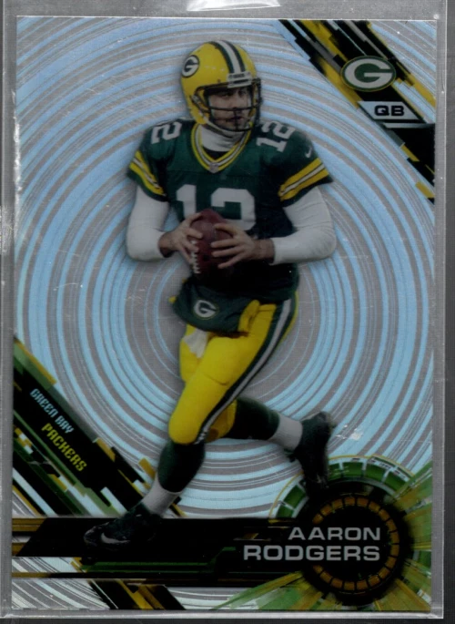B4124- 2015 Topps High Tek Spiral #25 Aaron Rodgers - NM-MT - Image 1 of 2