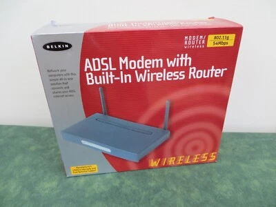 BELKIN F5D7630-4A 54 Mbps 10/100 WIRELESS G ROUT (F5D7630uk4A) - Image 1 of 4