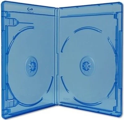 3 x Double Viva Elite Slim 6mm Holding 2 Disc Empty Replacement Blu-ray Cases