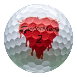 Taylormade TP5 | Bleeding Heart | Refinished Golf Balls 12 Pack - Picture 1 of 6