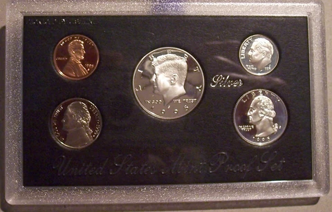 1995 US Mint Silver Proof Set with COA and Box--KEY DATE! Cover