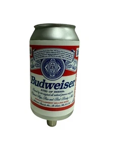BUDWEISER Beer CAN beer TAP HANDLE marker KEG draft BUD - Picture 1 of 4