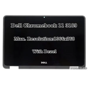11.6" Dell Chromebook 11 3189 IPS HD LCD Display Touch Screen Digitizer Assembly - Picture 1 of 5