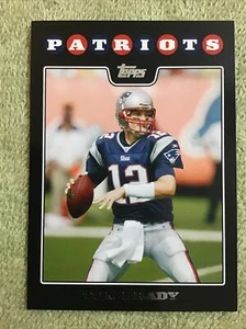 2008 Topps Chrome Tom Brady #1 of 12 Black Border NE Patriots Buccaneers - Bild 1 von 4