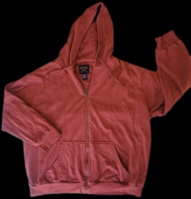 Smith's Workwear Sudadera con Capucha Térmica Forrada con Cremallera 3x Cálida. Rojizo óxido grande y alto Foto 1 de 4