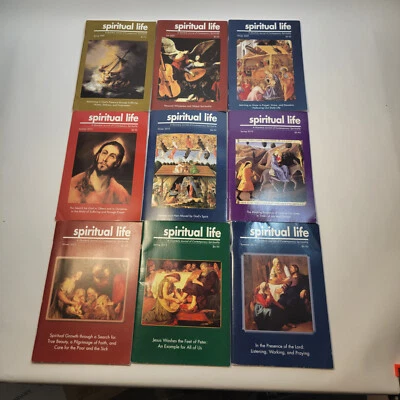 Lot of 9 Spiritual Life Catholic Quarterly Journal Magazines 2009 to 2011 Foto 1 de 4
