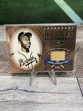 2001 Donruss Classics Hank Aaron Legendary Lumberjacks GU Relic Card LL-7