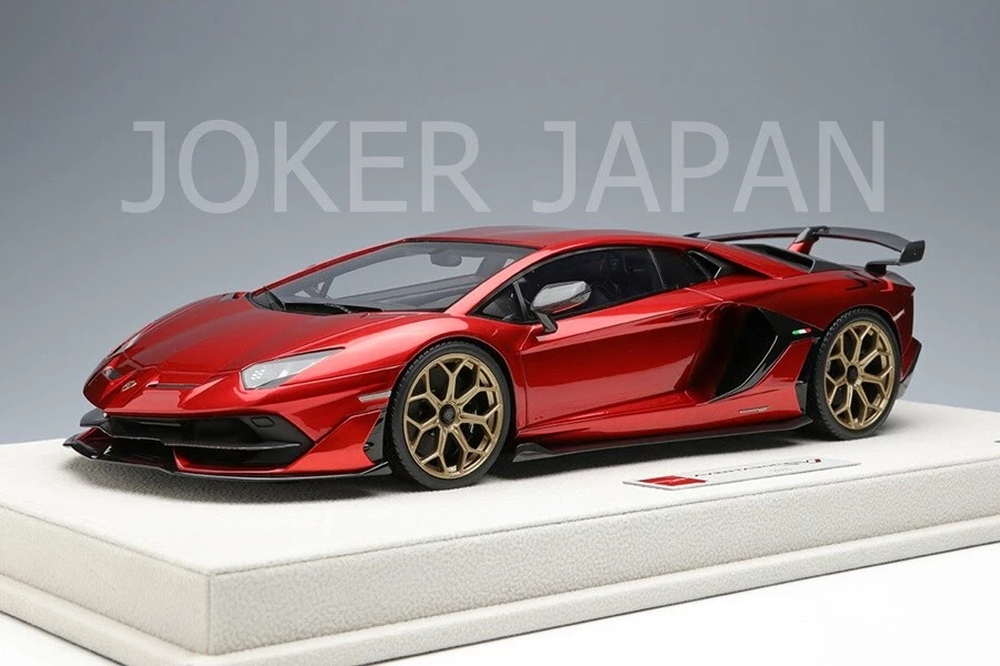 Make Up EML025C 1/18 Lamborghini Aventador SVJ 2018 Red Model EIDOLON LIMITED