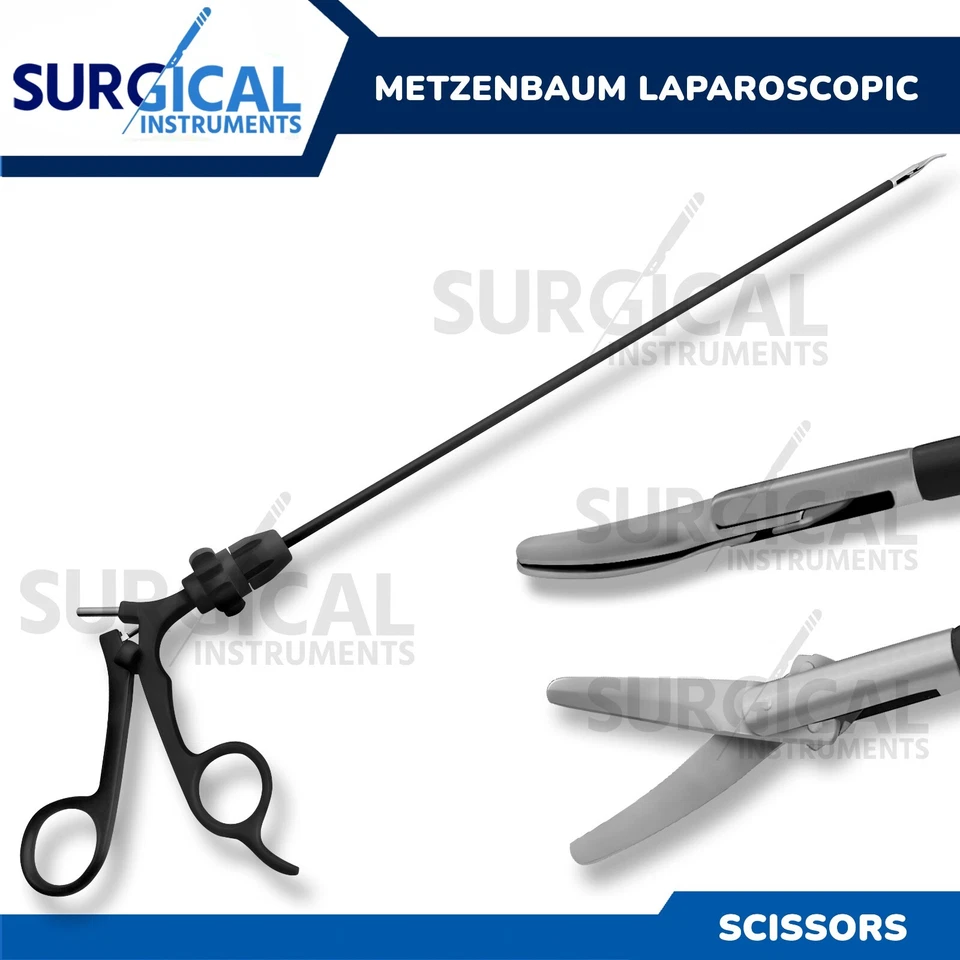 5x330mm Metzenbaum Laparoscopic Scissors Laparoscopy Surgical Medical Instrument - Image 1 of 4